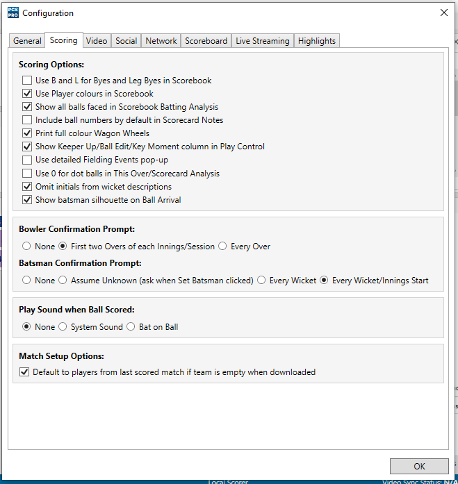 Edit Keeper Settings